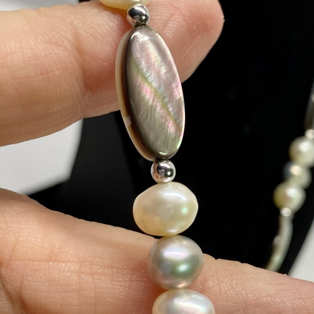 24”L Honora Baroque Freshwater Pearl Necklace - Picture 3 of 6